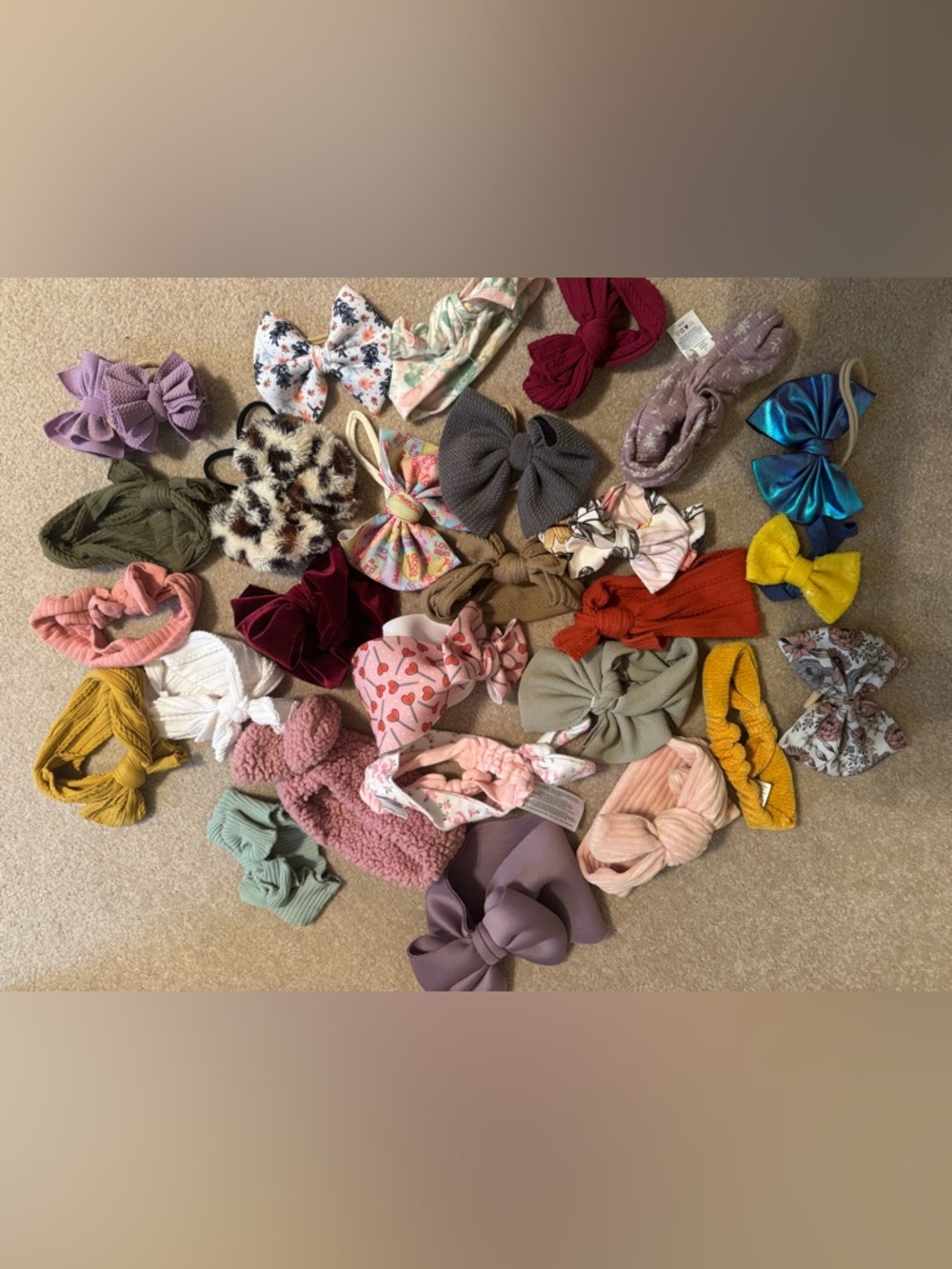 Baby girl headband lot